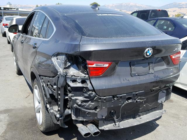 5UXXW3C50F0M87441 - 2015 BMW X4 XDRIVE2 BLACK photo 3