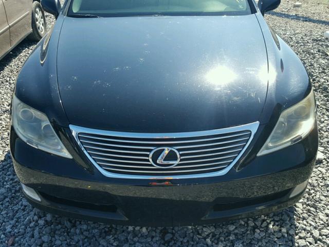 JTHGL46F975014869 - 2007 LEXUS LS 460L BLACK photo 7