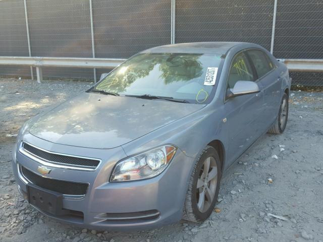 1G1ZJ57B084291041 - 2008 CHEVROLET MALIBU 2LT BLUE photo 2