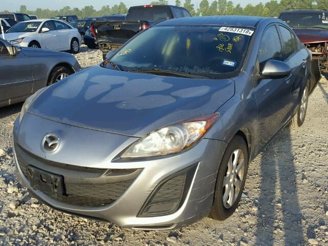 JM1BL1SF0A1275550 - 2010 MAZDA 3 I GRAY photo 2