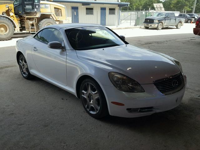 JTHFN45YX89020067 - 2008 LEXUS SC 430 WHITE photo 1