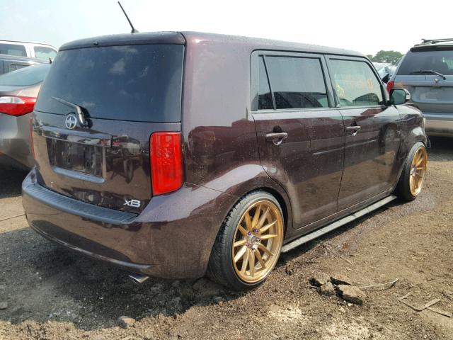 JTLKE50E181024160 - 2008 TOYOTA SCION XB Lila Foto 4