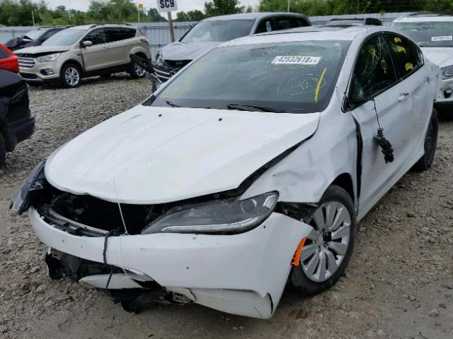 1C3CCCCG6FN713693 - 2015 CHRYSLER 200 C WHITE photo 2