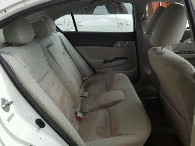 2HGFB2F80CH319218 - 2012 HONDA CIVIC EX WHITE photo 6