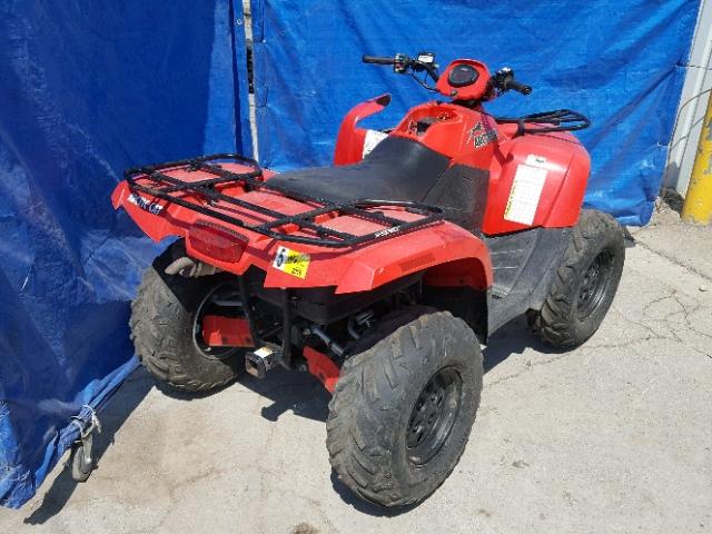 4UF10ATV1AT208592 - 2010 ARCTIC CAT ATV RED photo 4