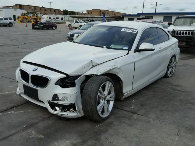 WBA1F5C58FV257004 - 2015 BMW 228 I WHITE photo 2