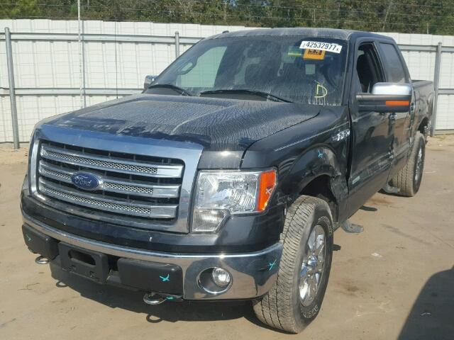 1FTFW1ET7DKF63574 - 2013 FORD F150 SUPER BLACK photo 2