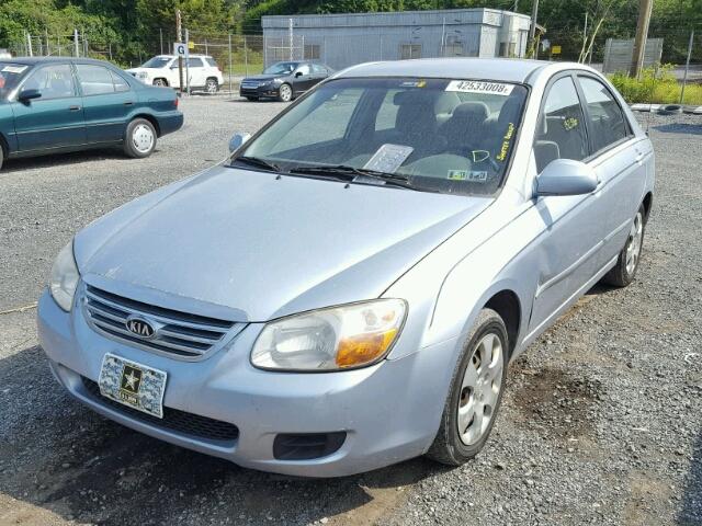 KNAFE121875379864 - 2007 KIA SPECTRA EX BLUE photo 2