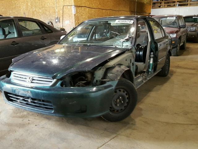 2HGEJ6618XH522386 - 1999 HONDA CIVIC BASE Yaşıl foto 2