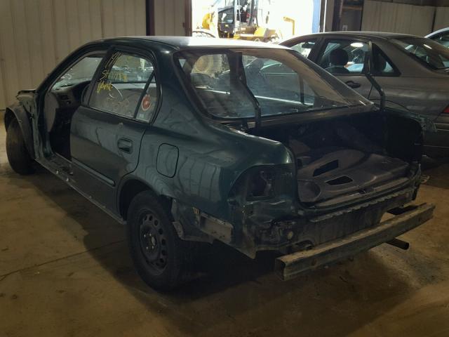 2HGEJ6618XH522386 - 1999 HONDA CIVIC BASE Yaşıl foto 3