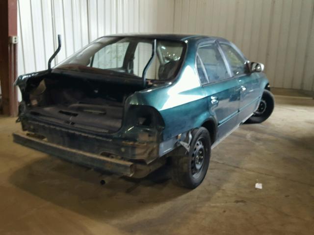 2HGEJ6618XH522386 - 1999 HONDA CIVIC BASE Yaşıl foto 4