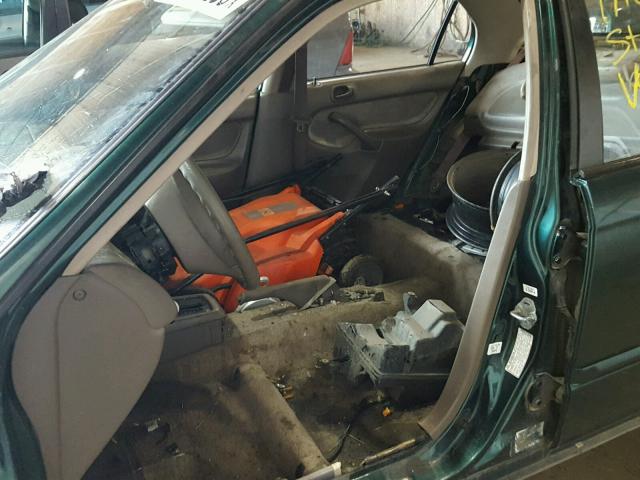 2HGEJ6618XH522386 - 1999 HONDA CIVIC BASE Yaşıl foto 9