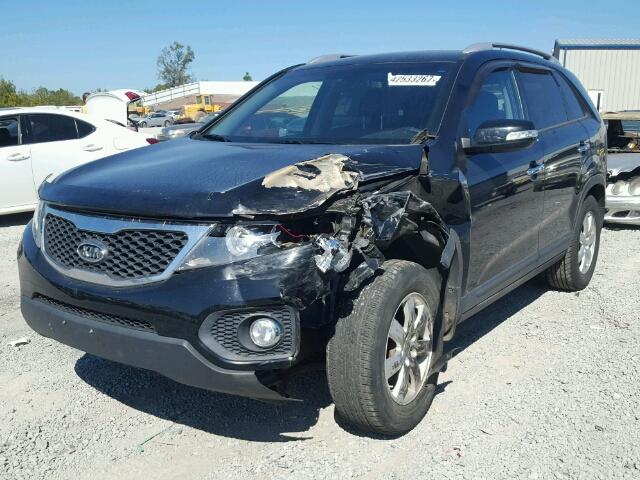 5XYKT3A65CG264771 - 2012 KIA SORENTO BA BLACK photo 2