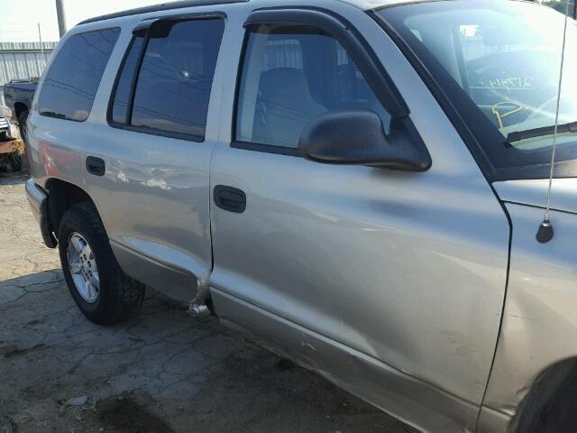 1B4HR38N02F106858 - 2002 DODGE DURANGO SP SILVER photo 9