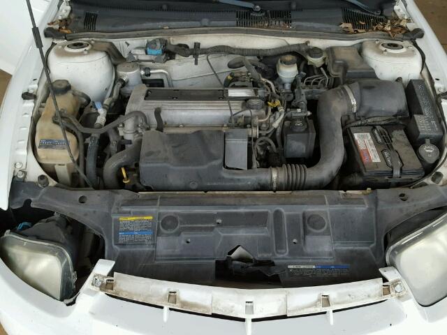 1G1JC12F737155197 - 2003 CHEVROLET CAVALIER WHITE photo 7