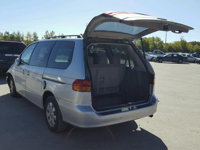 5FNRL18864B094374 - 2004 HONDA ODYSSEY EX SILVER photo 3