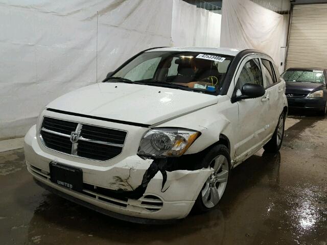 1B3CB4HA3AD602558 - 2010 DODGE CALIBER SX WHITE photo 2