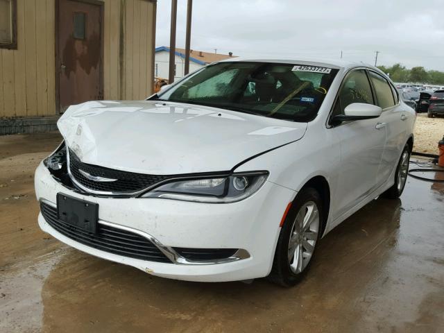 1C3CCCAB8GN159369 - 2016 CHRYSLER 200 LIMITE WHITE photo 2