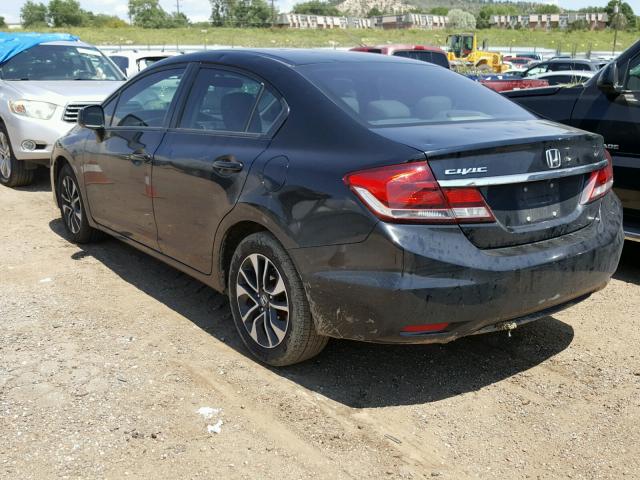 2HGFB2F97DH547727 - 2013 HONDA CIVIC EXL 黑色 照片 3