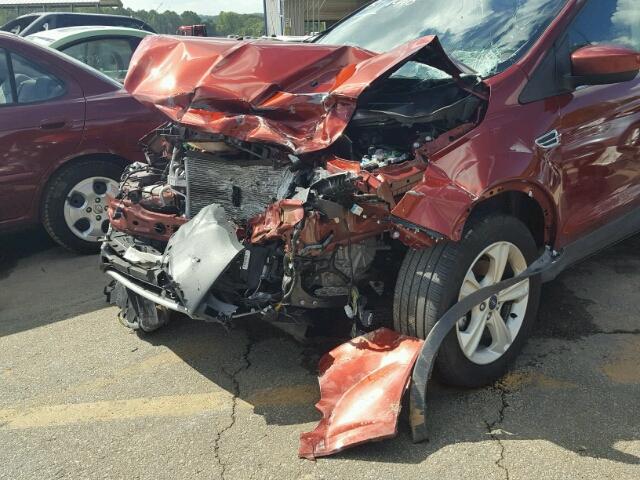 1FMCU0G77GUC55747 - 2016 FORD ESCAPE BURGUNDY photo 9