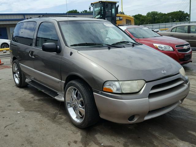 4N2ZN15T61D809723 - 2001 NISSAN QUEST GXE GRAY photo 1