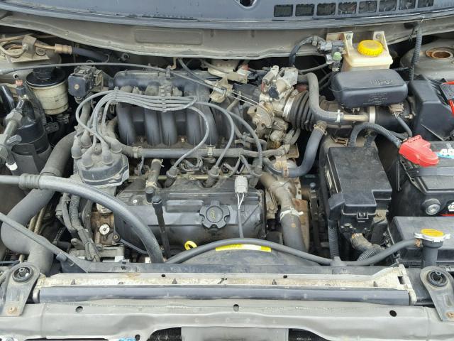 4N2ZN15T61D809723 - 2001 NISSAN QUEST GXE GRAY photo 7