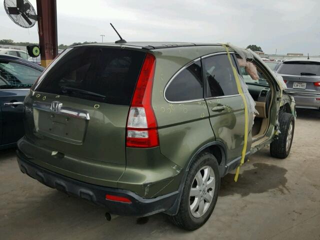 JHLRE38737C030715 - 2007 HONDA CR-V EXL GREEN photo 4