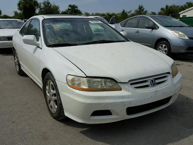 1HGCG22501A027337 - 2001 HONDA ACCORD EX WHITE photo 1