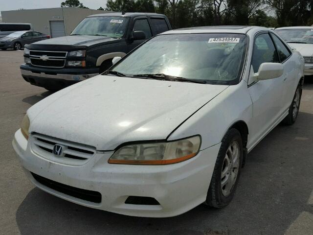 1HGCG22501A027337 - 2001 HONDA ACCORD EX WHITE photo 2