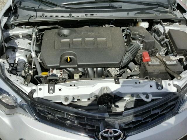 2T1BURHE5FC400507 - 2015 TOYOTA COROLLA SILVER photo 7