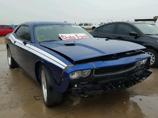 2C3CDYBT4CH254953 - 2012 DODGE CHALLENGER BLUE photo 1