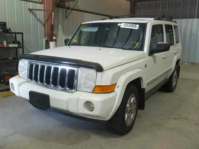 1J8HG58236C359537 - 2006 JEEP COMMANDER WHITE photo 2