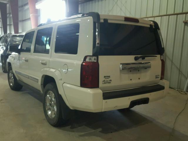 1J8HG58236C359537 - 2006 JEEP COMMANDER WHITE photo 3