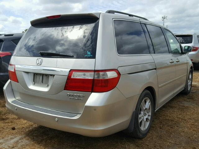 5FNRL38895B053279 - 2005 HONDA ODYSSEY TO SILVER photo 4