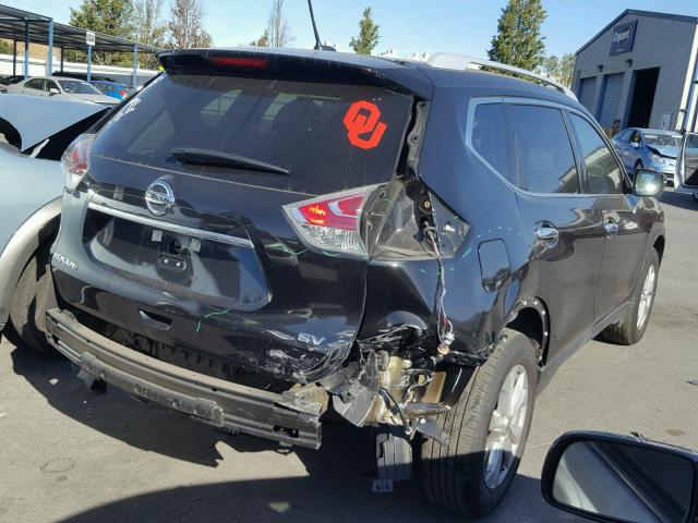 5N1AT2MT8GC869056 - 2016 NISSAN ROGUE BLACK photo 4