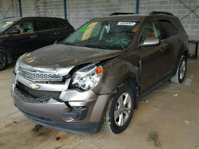 2CNALDEC5B6465109 - 2011 CHEVROLET EQUINOX LT BROWN photo 2