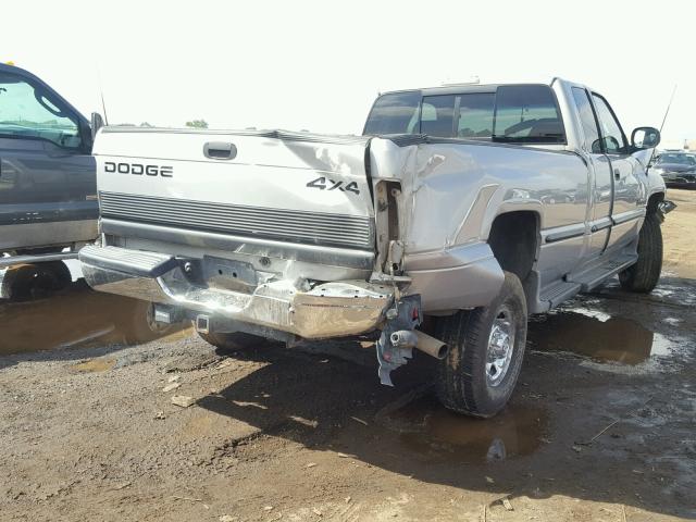 1B7KF2369WJ238418 - 1998 DODGE RAM 2500 GRAY photo 4