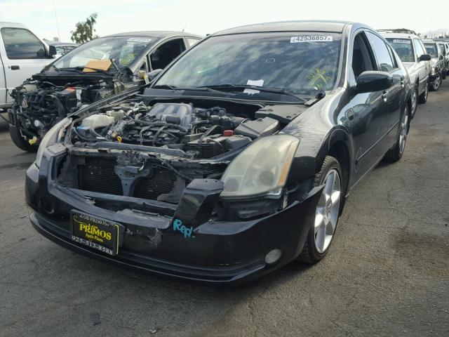 1N4BA41E85C843205 - 2005 NISSAN MAXIMA SE BLACK photo 2