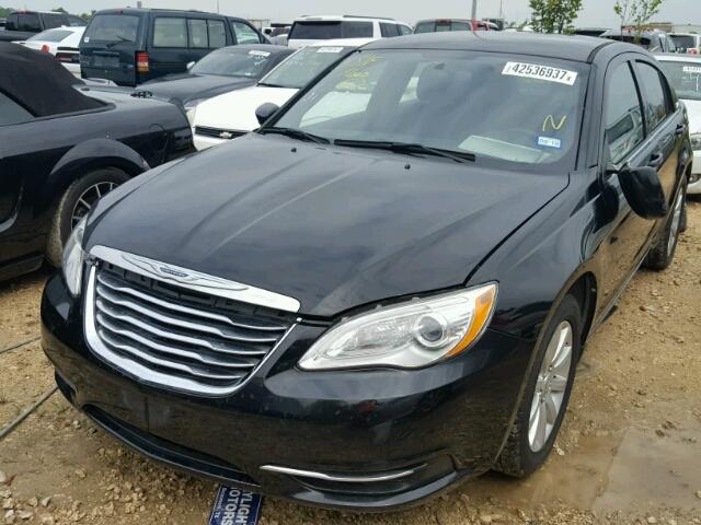 1C3CCBBG7DN527198 - 2013 CHRYSLER 200 TOURIN BLACK photo 2