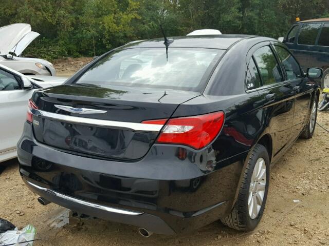 1C3CCBBG7DN527198 - 2013 CHRYSLER 200 TOURIN BLACK photo 4