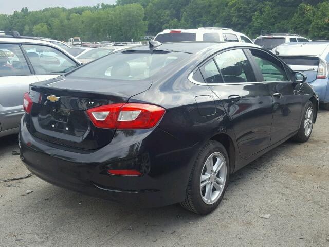 1G1BE5SMXG7288224 - 2016 CHEVROLET CRUZE LT BLACK photo 4