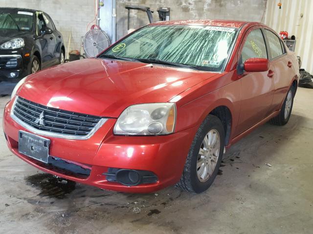 4A3AB36F49E015013 - 2009 MITSUBISHI GALANT ES RED photo 2