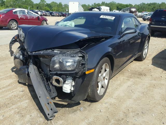 2G1FE1E36D9123942 - 2013 CHEVROLET CAMARO LS CHARCOAL photo 2