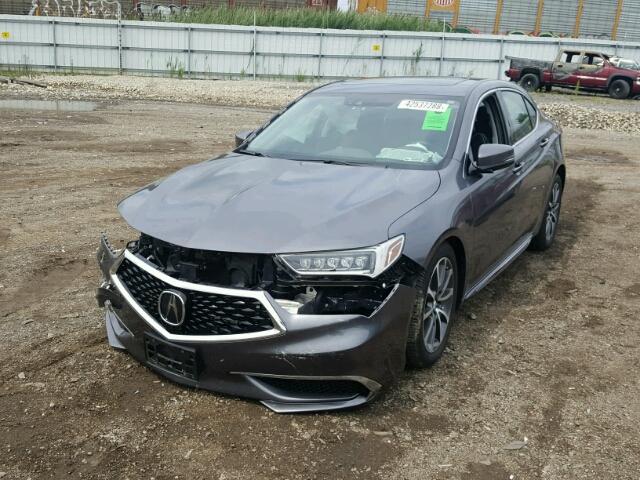 19UUB3F55JA001593 - 2018 ACURA TLX TECH GRAY photo 2