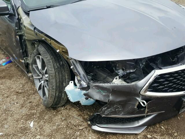 19UUB3F55JA001593 - 2018 ACURA TLX TECH GRAY photo 9