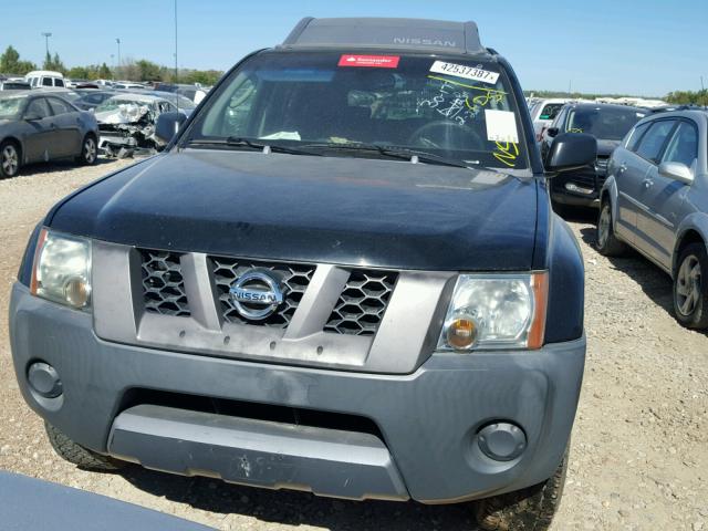 5N1AN08W05C603014 - 2005 NISSAN XTERRA BLACK photo 9