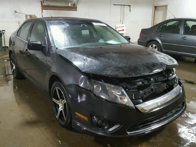 3FAHP0HGXAR346080 - 2010 FORD FUSION SE BLACK photo 1