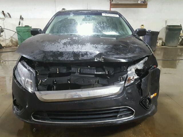 3FAHP0HGXAR346080 - 2010 FORD FUSION SE BLACK photo 9