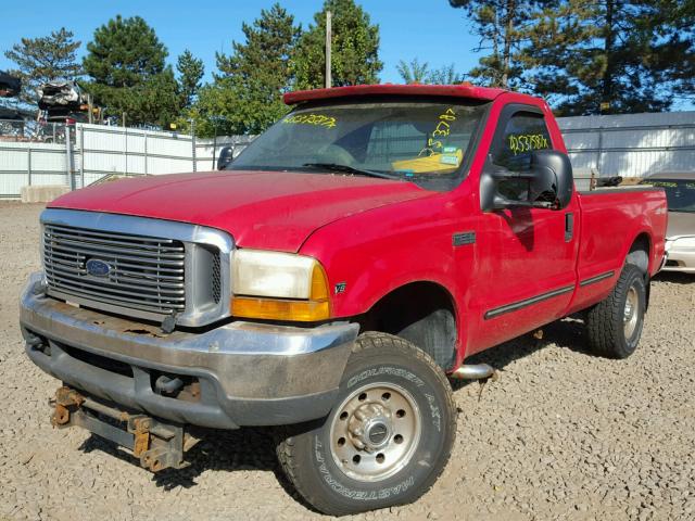 1FTNF21L9XEB41364 - 1999 FORD F250 SUPER RED photo 2