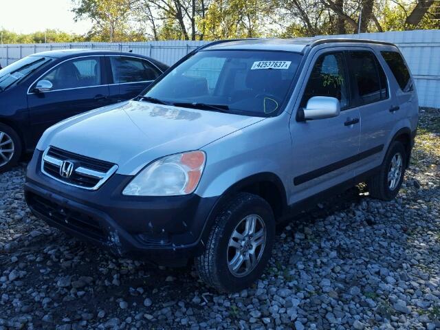 JHLRD77862C811385 - 2002 HONDA CR-V EX SILVER photo 2